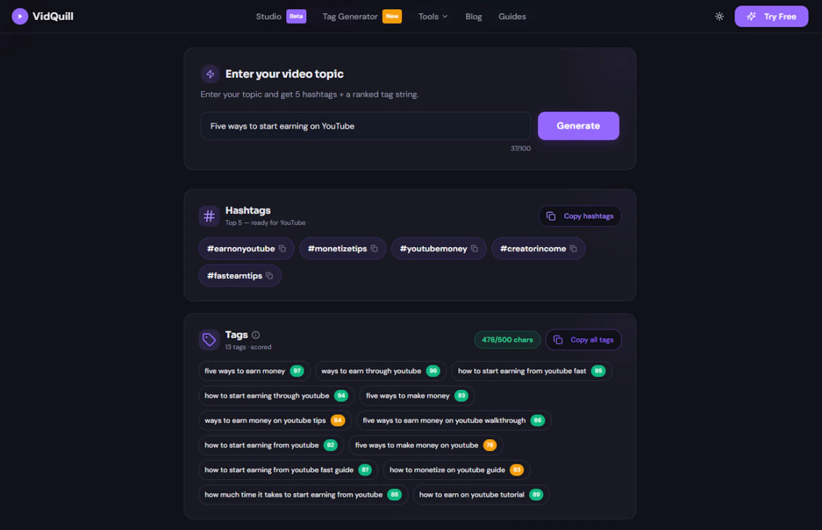 VidQuill 2.0 screenshot 3
