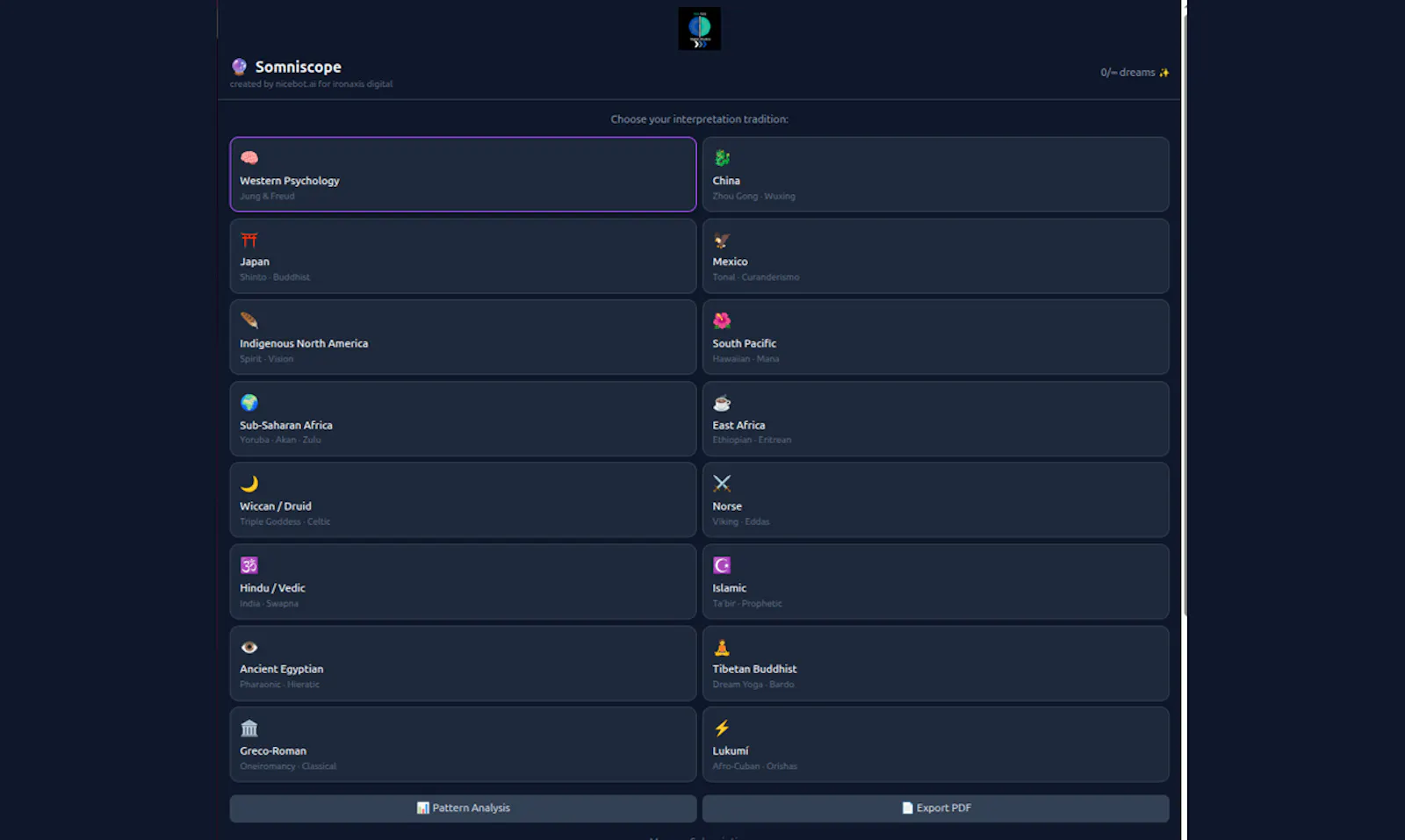 Somniscope screenshot 2