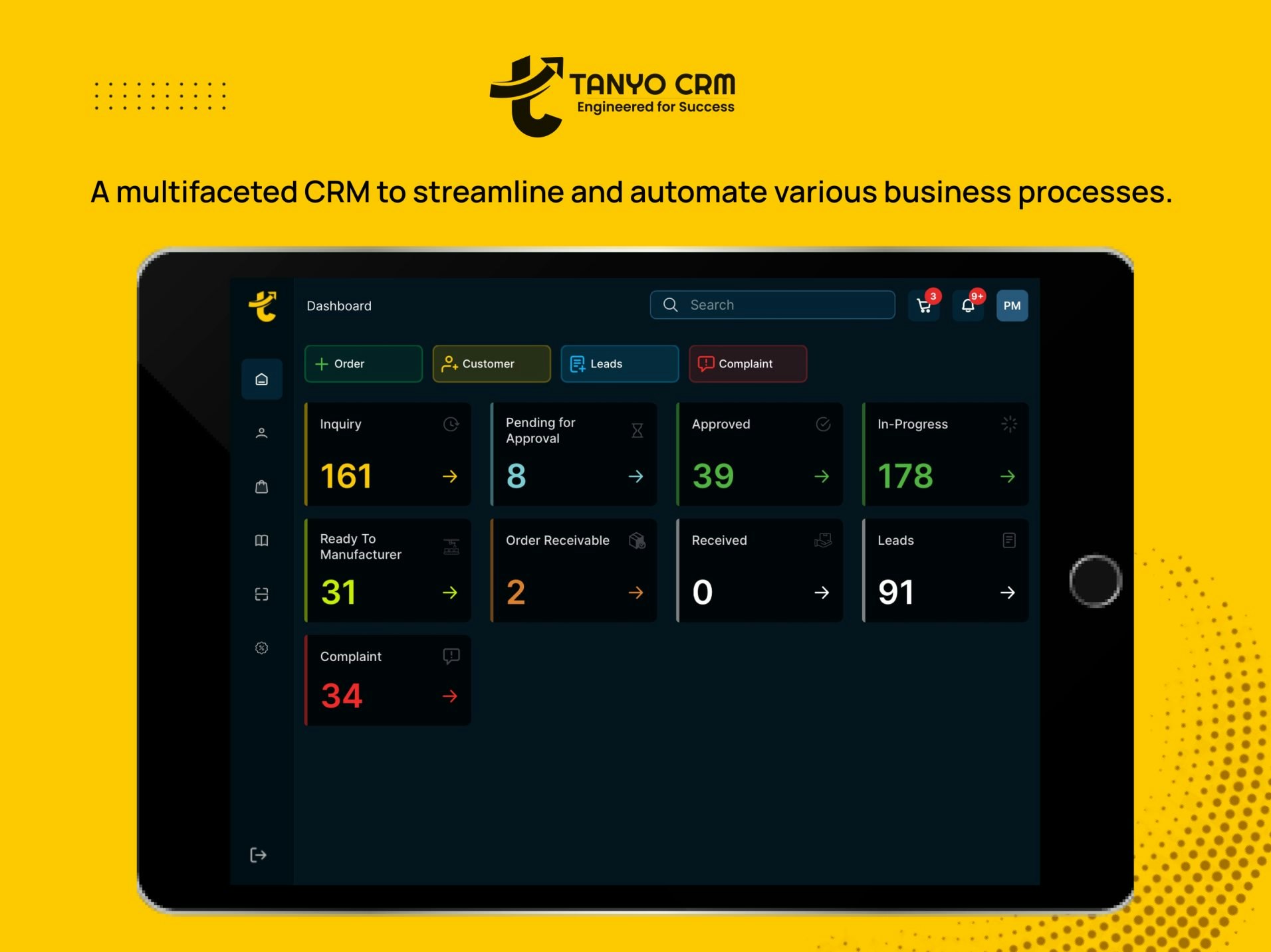 Mídia 5 de Tanyo CRM - Revolucione seu negócio de móveis com o principal CRM da Índia