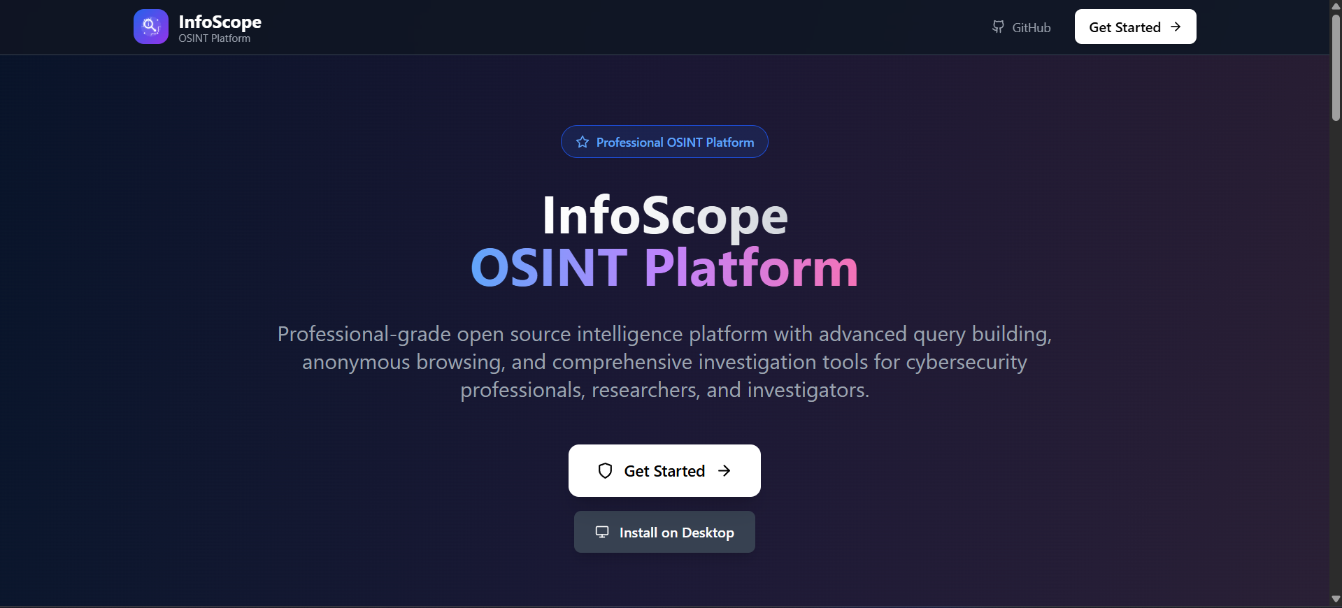 InfoScope OSINT