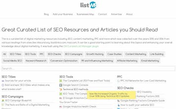 WordPress Curated Lists Manager gallery image
