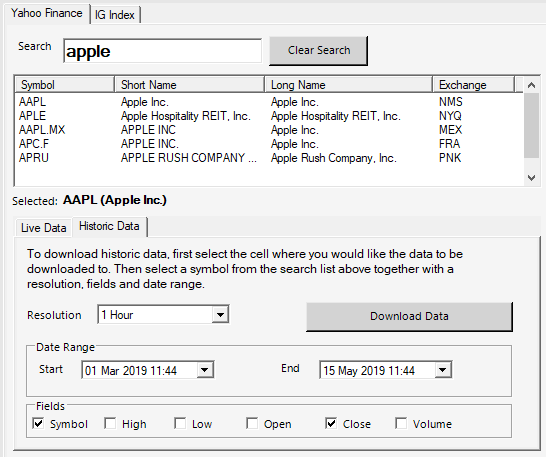 Excel Price Feed gallery image