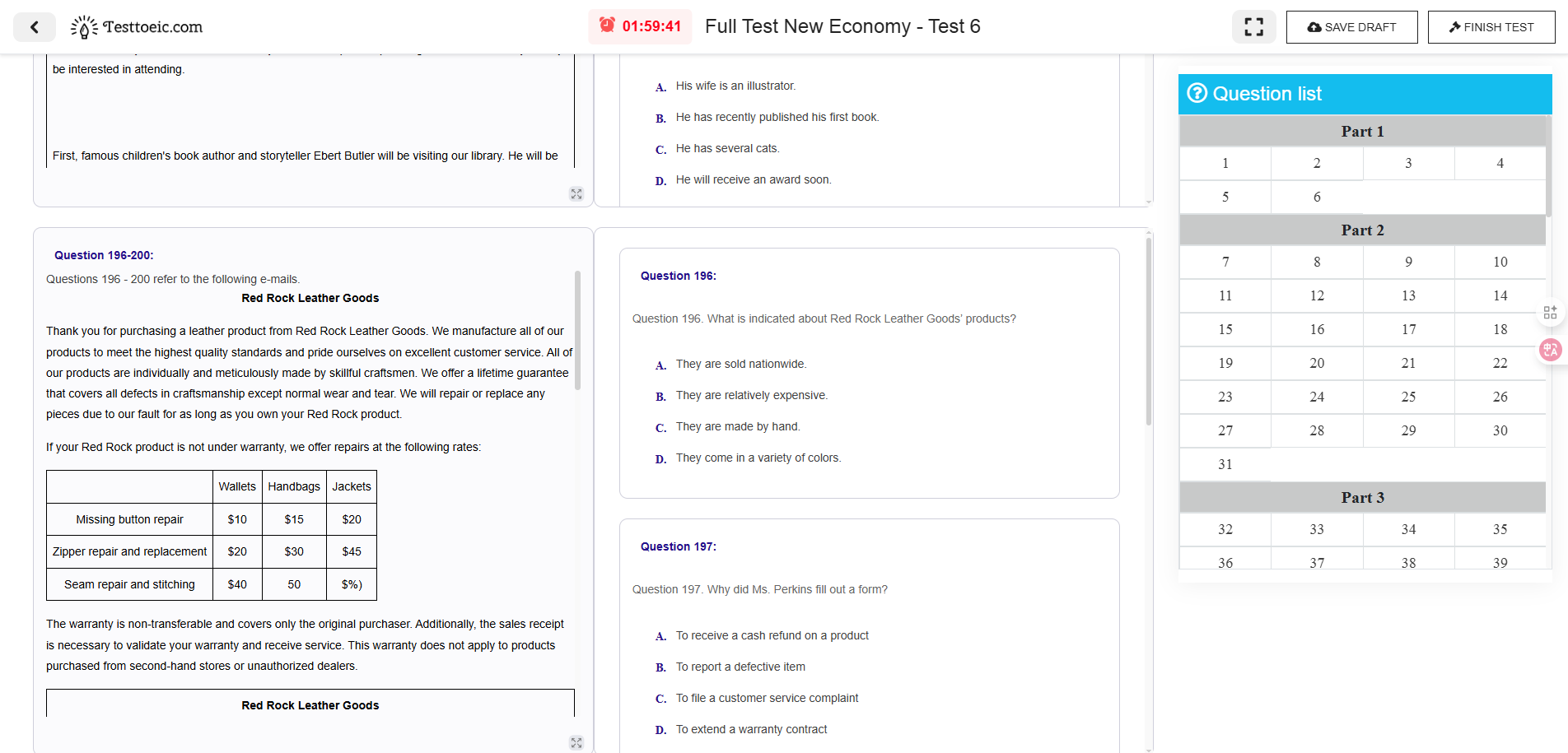 Média testtoeic.com - Tests de simulation Toeic gratuits avec une notation et des explications instantanées 3