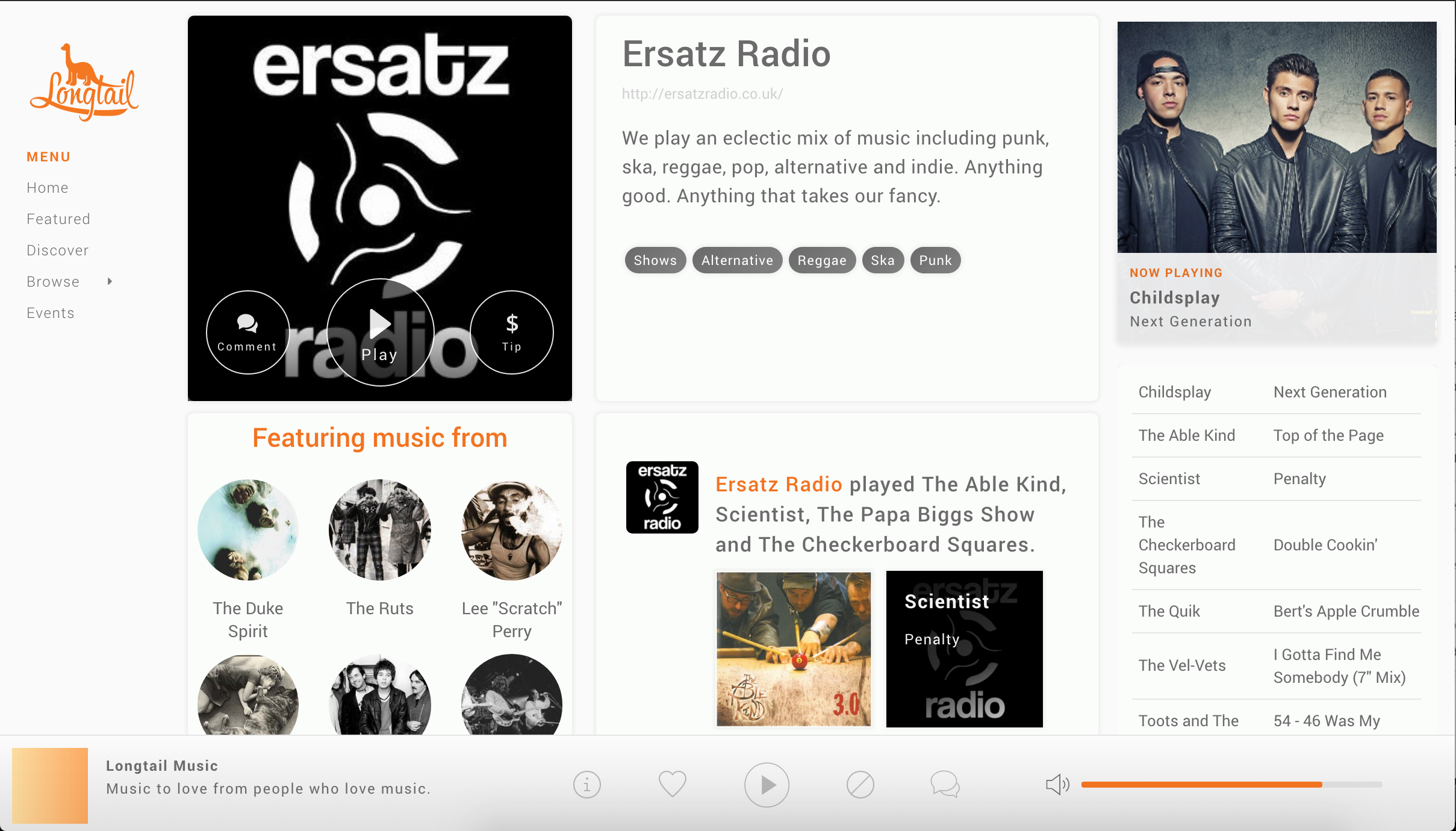 Longtail Music gallery image