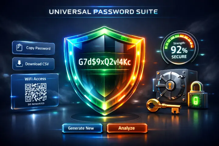 Free password generator, PIN creator 