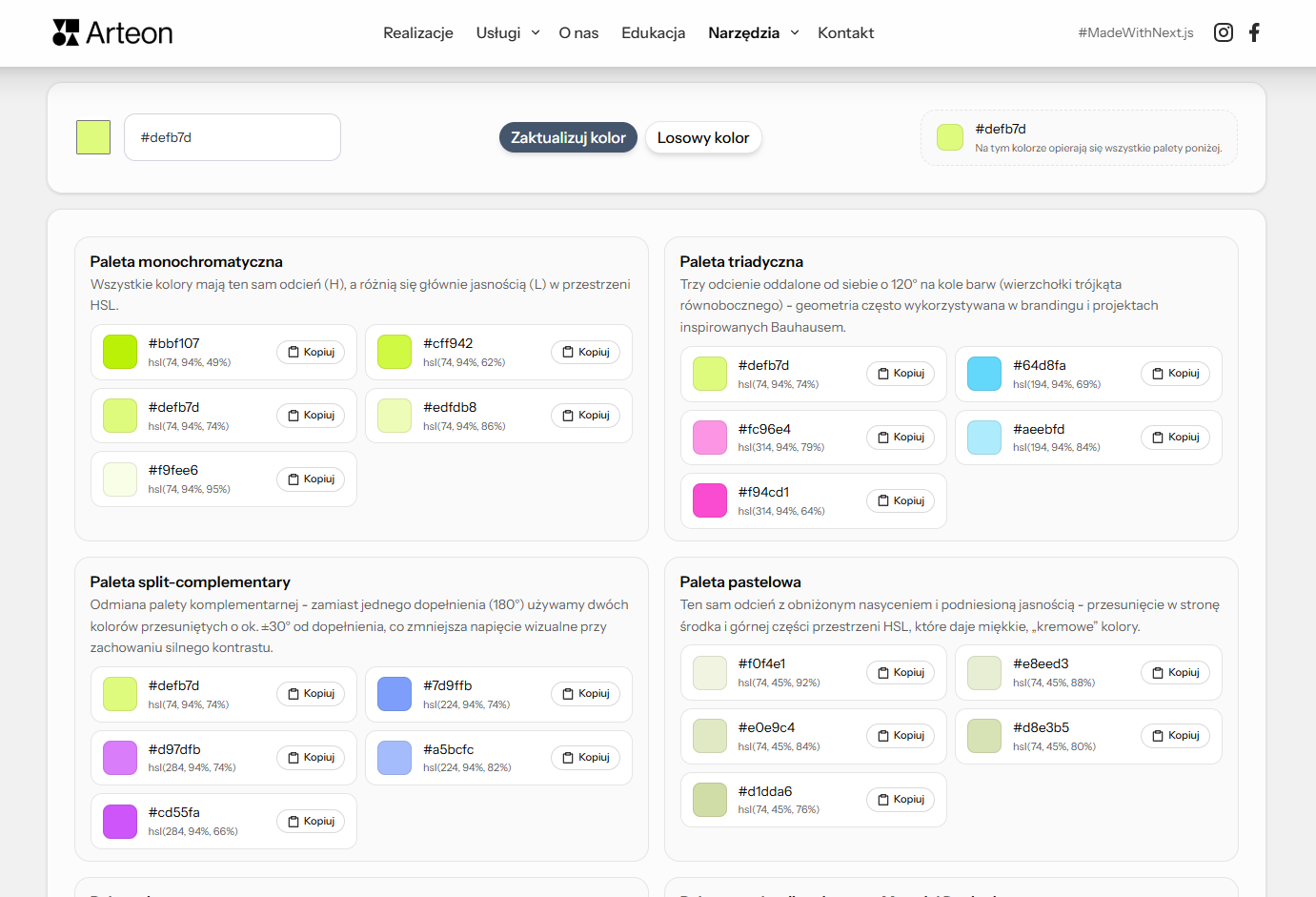 Color Palette Generator from One Color gallery image
