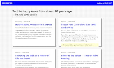 decades.tech — News from 2 decades ago. gallery image