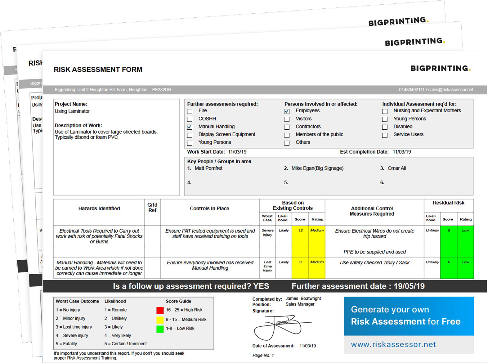 Risk Assessor App gallery image