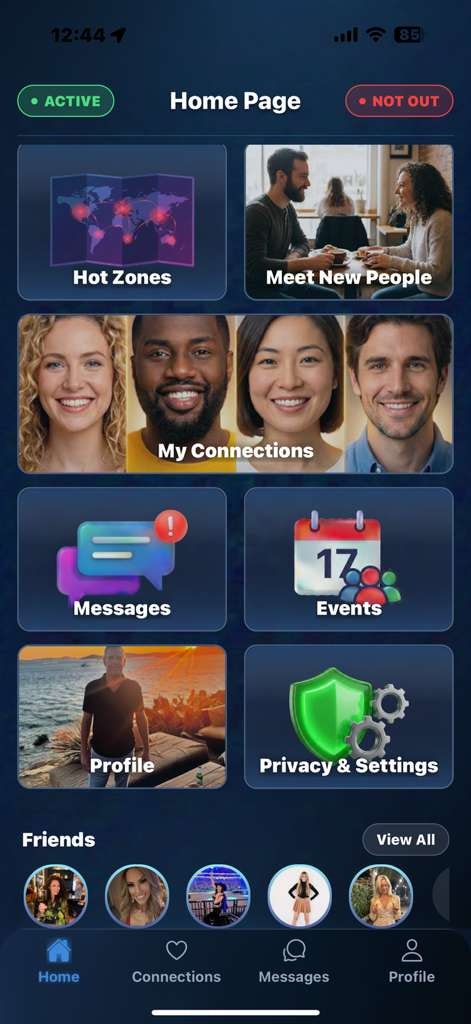 50 Feet Away - Main product screenshot demonstrating key features and user interface