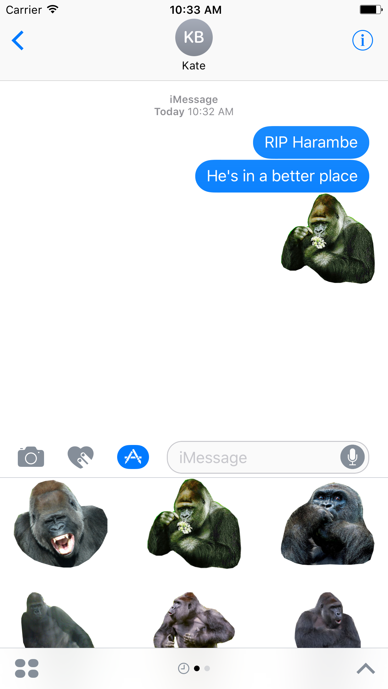 Jarambe - Gorilla Sticker Pack gallery image