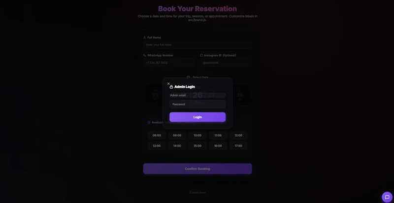 AeroBooking screenshot 2