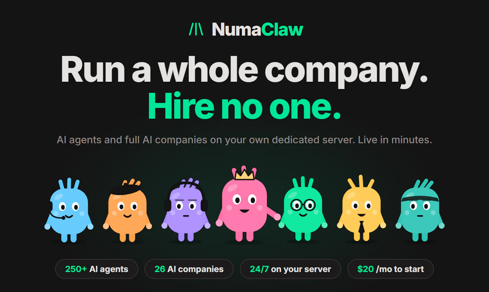 NumaClaw screenshot 2