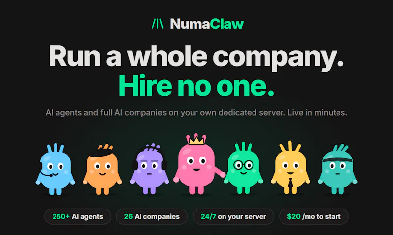 NumaClaw screenshot 2