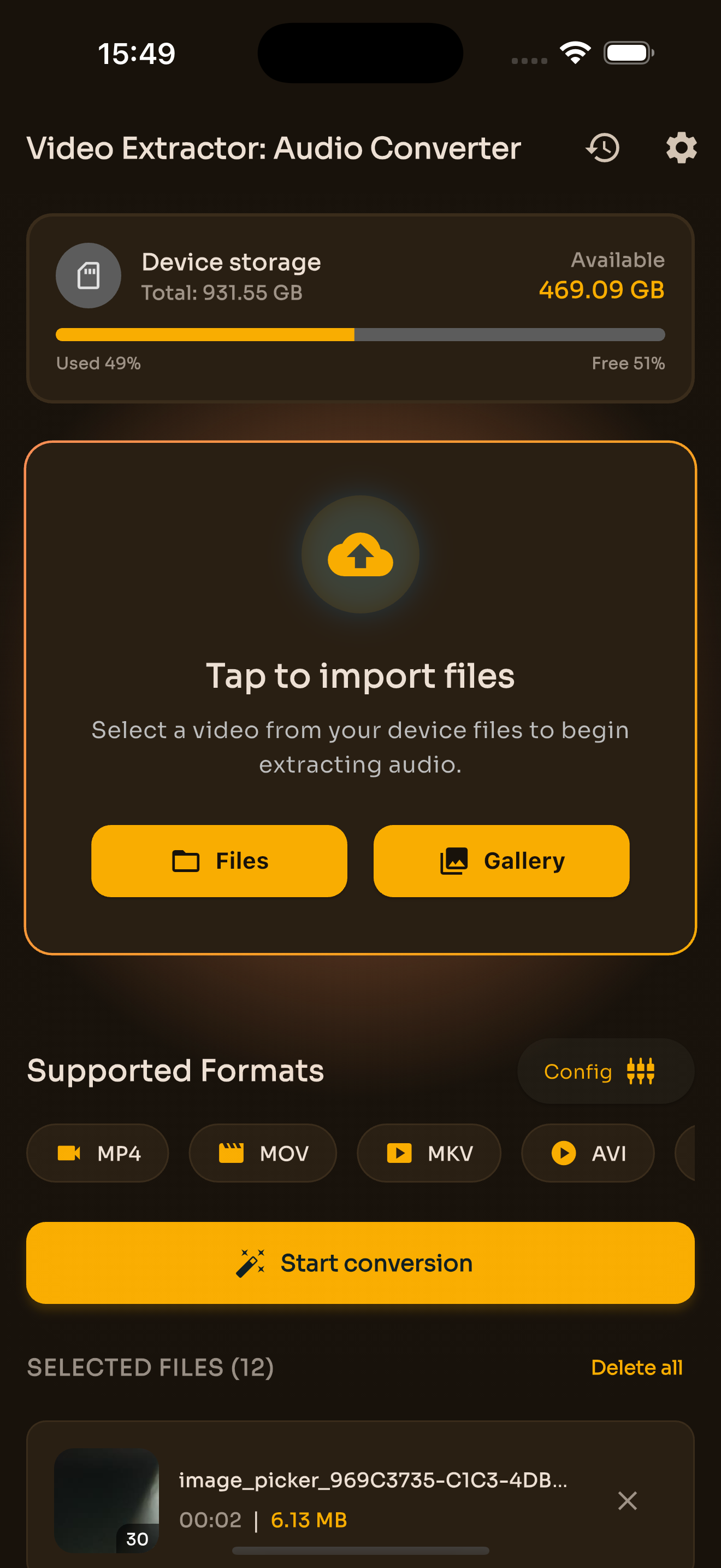 Video Converter & Audio MP3 - Screenshot 2 showing product features and functionality