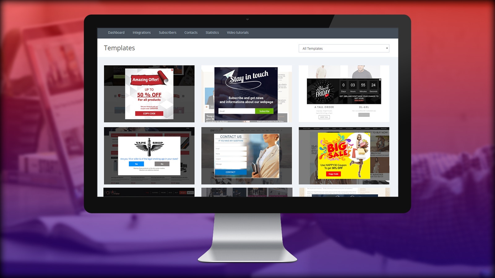 Popup Maker gallery image