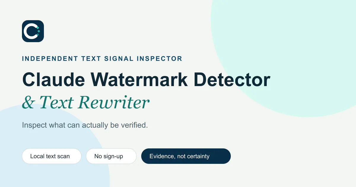 Claude Watermark Detector gallery image