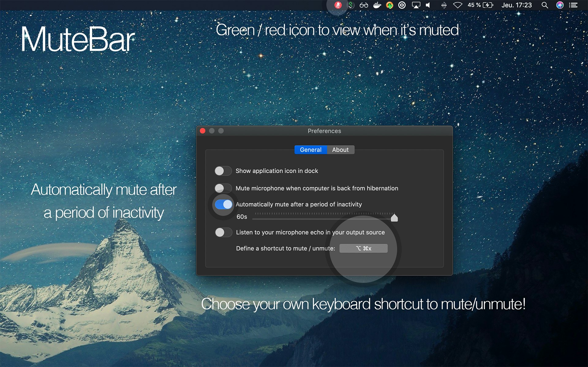 MuteBar gallery image