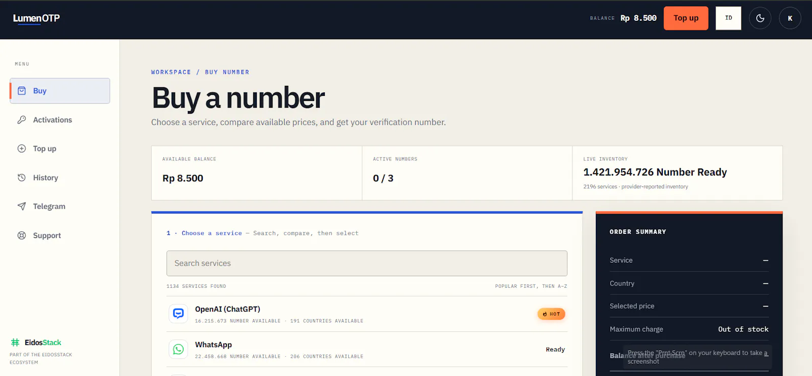 LumenOTP screenshot 3