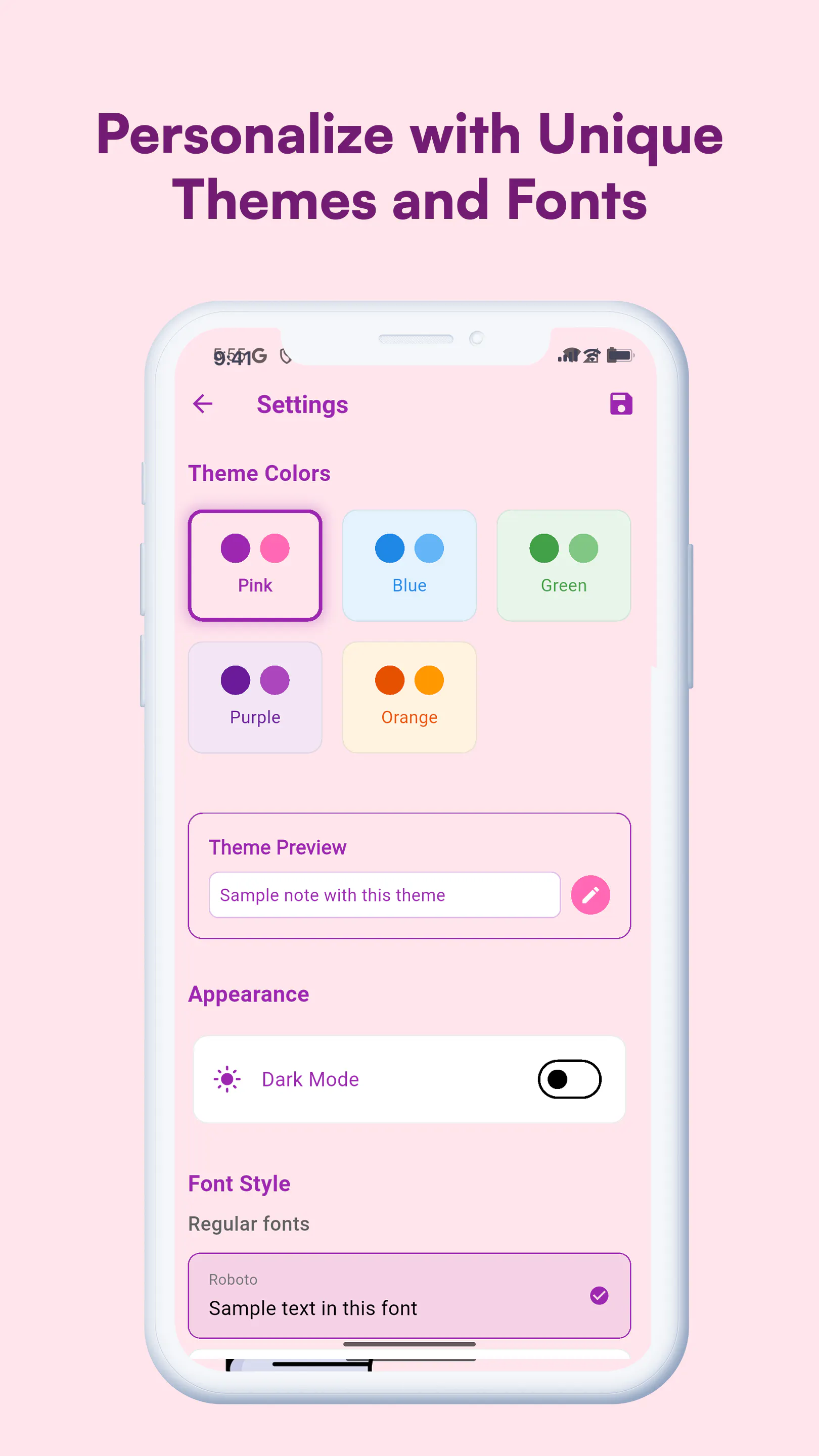 TNote App gallery image