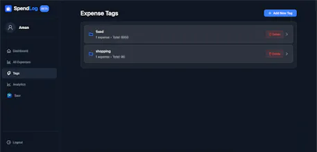 Spend Log gallery image