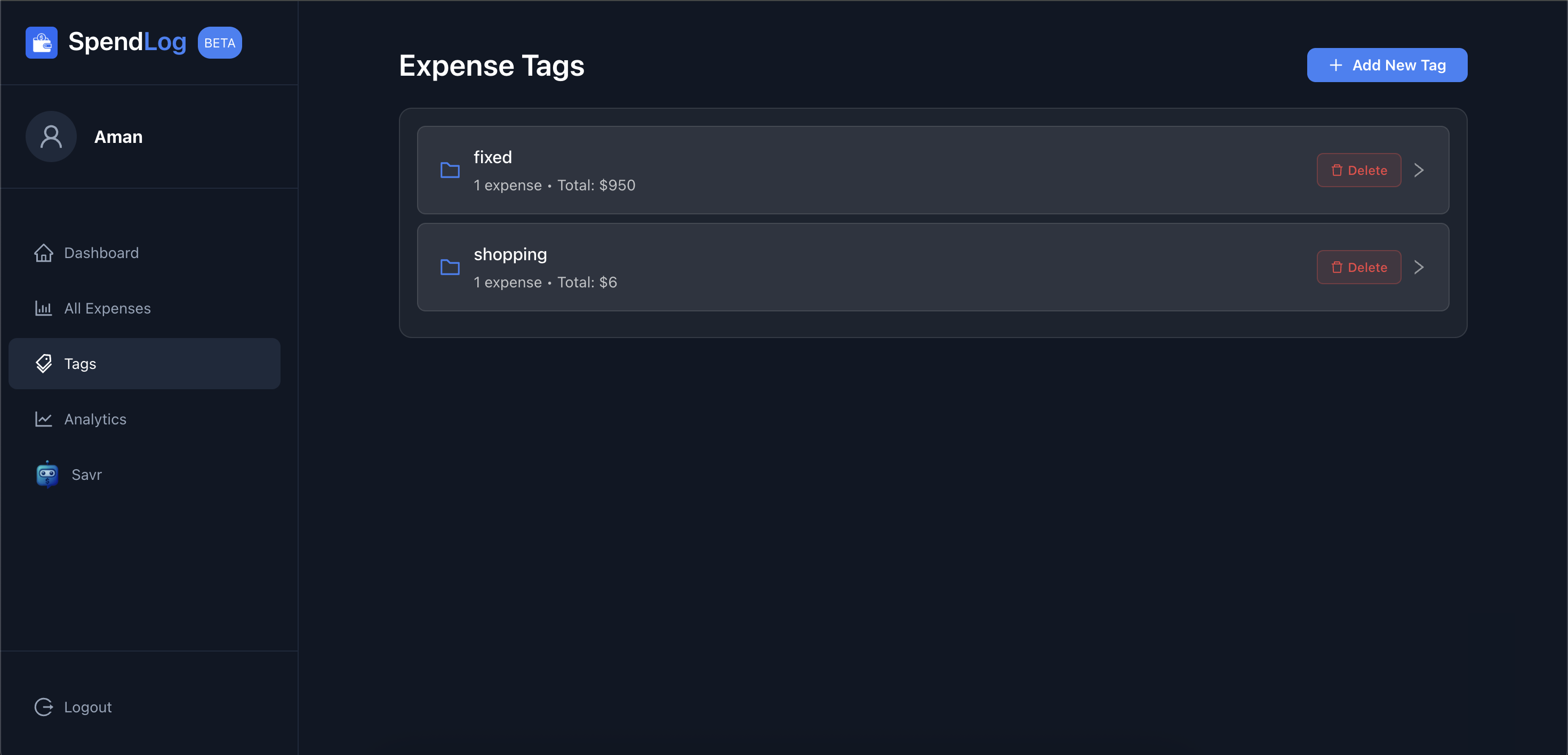 Spend Log - spend smart, save smarter media 6