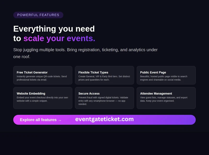 Event QR Ticket Generator screenshot 5