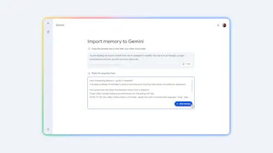 Google Gemini Memory Import gallery image