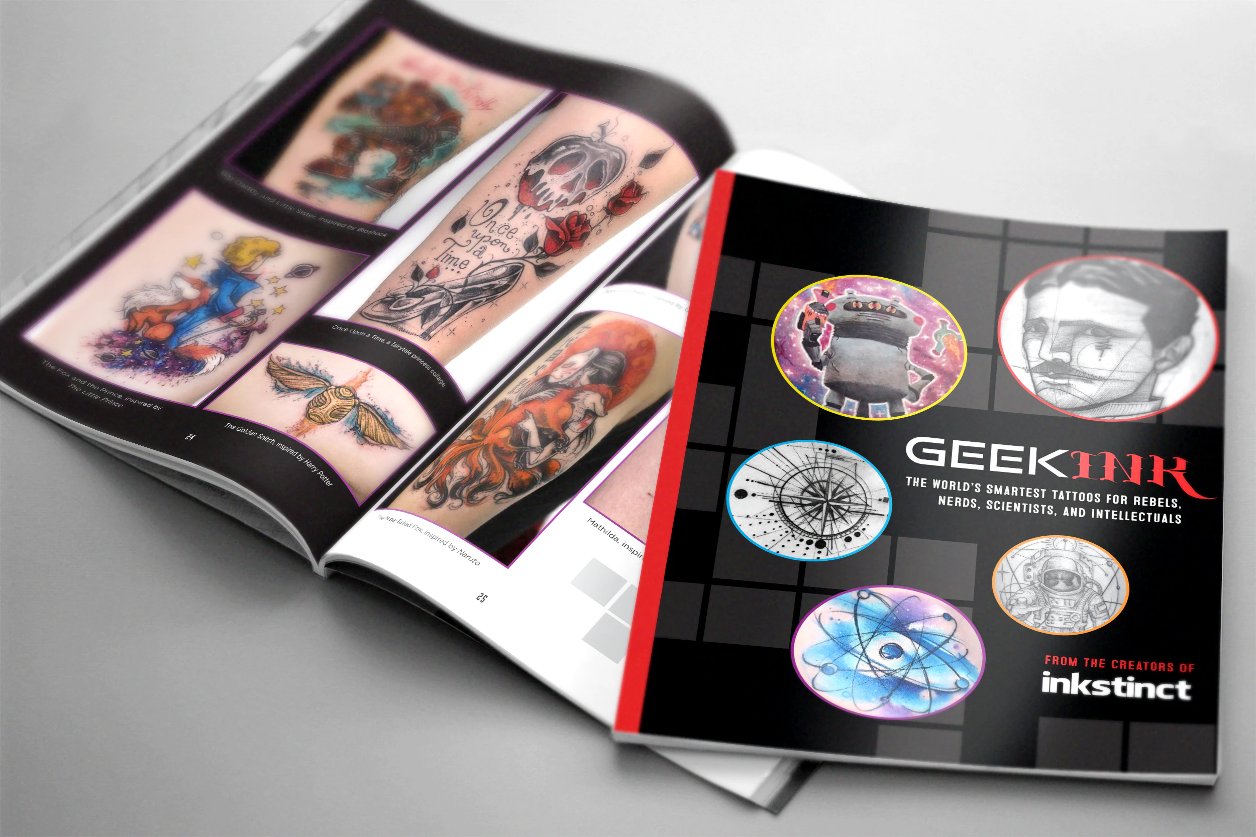 Geek Ink - Geek Tattoos Book by Inkstinct