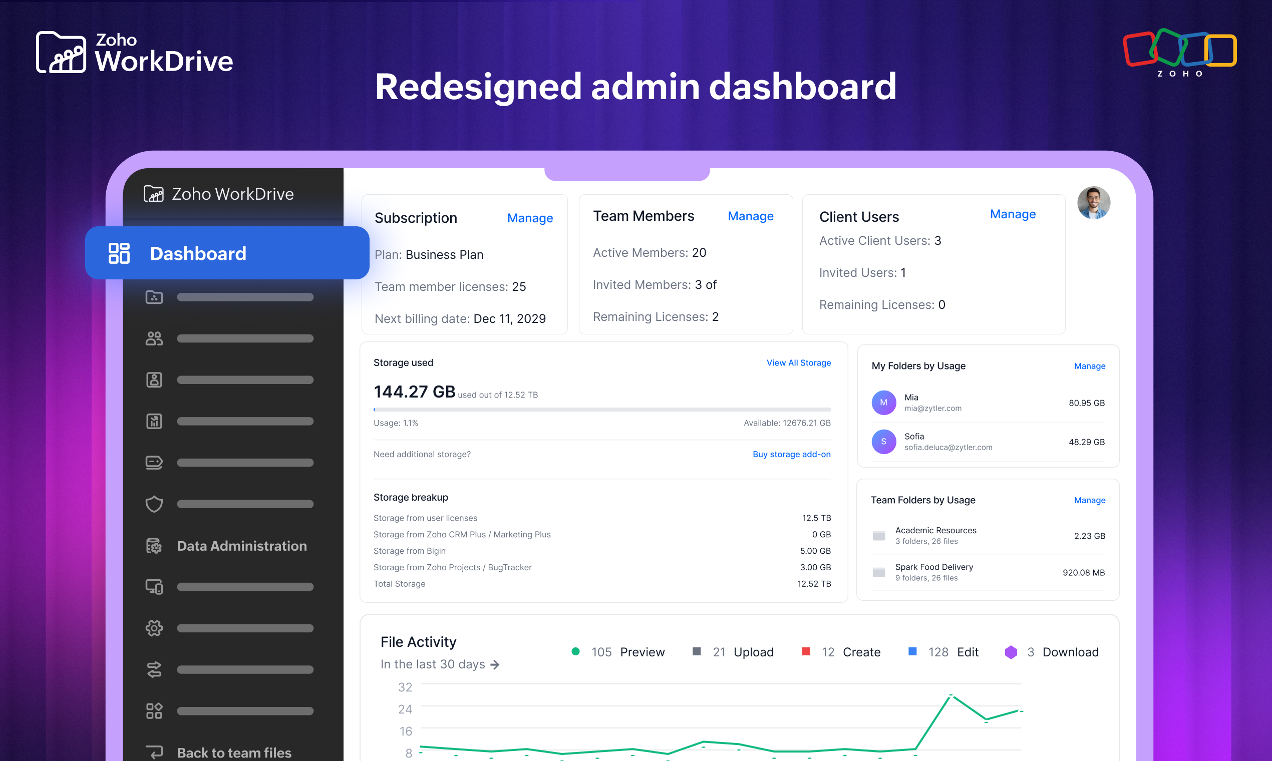 Zoho WorkDrive 6.0 (Phase 1) gallery image