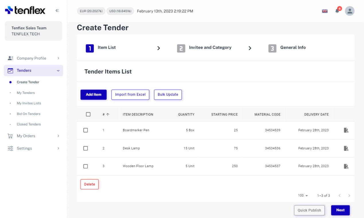 Mídia 1 de Tenflex - super fácil, rápido e flexível plataforma de compras e vendas