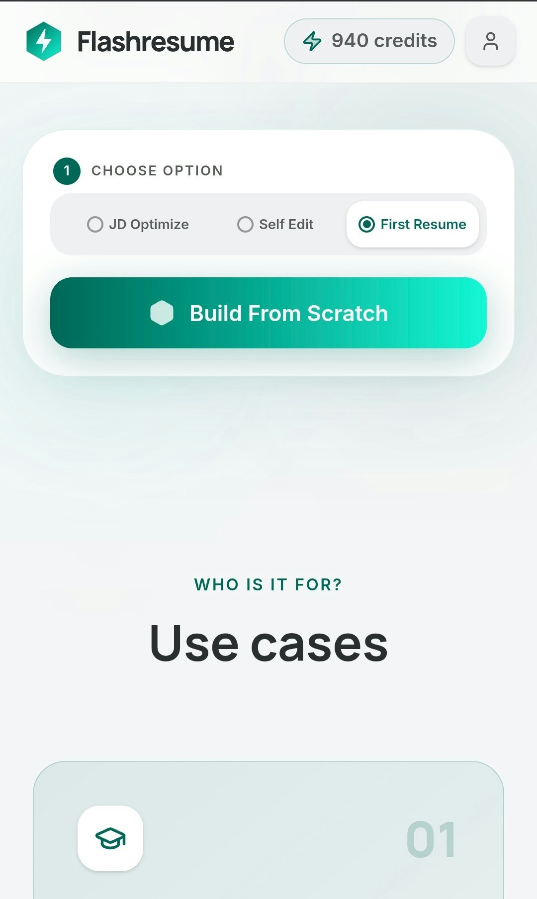 Flashresume gallery image