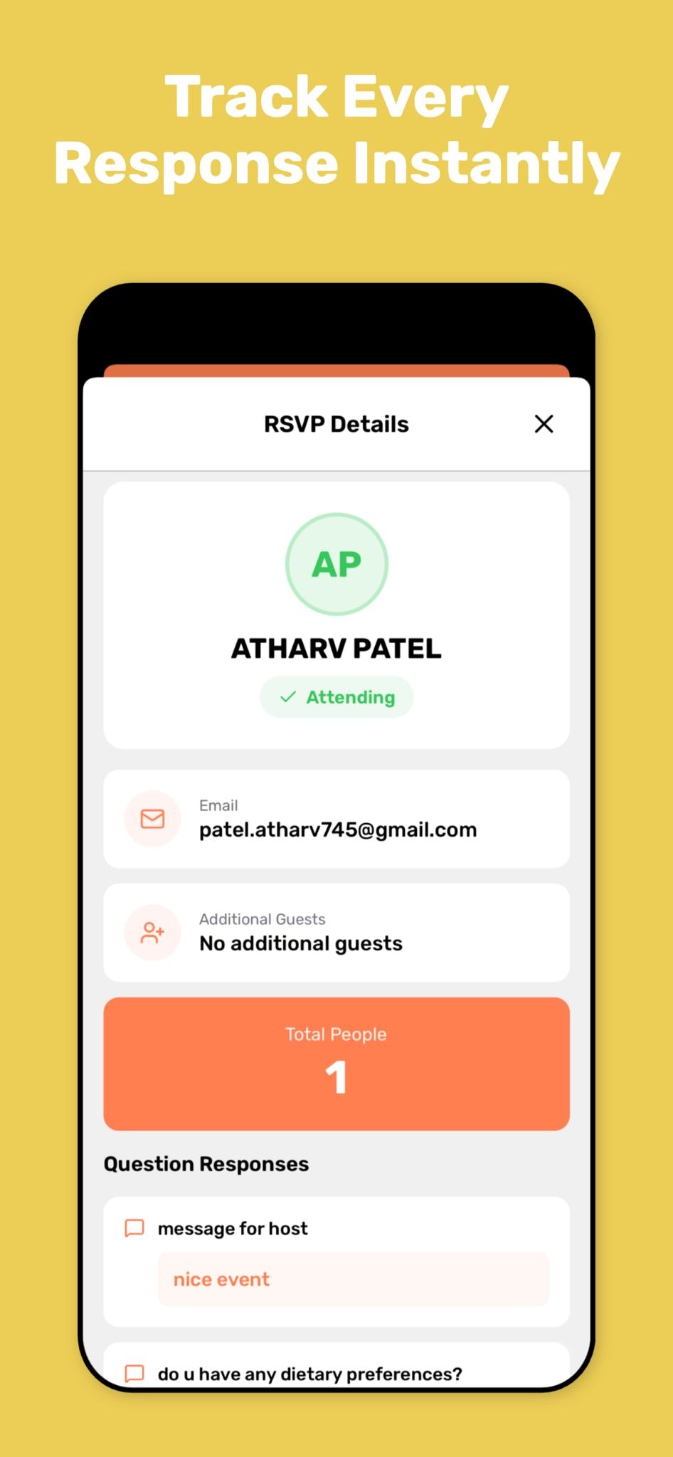 InviteU - Screenshot 4 showing product features and functionality