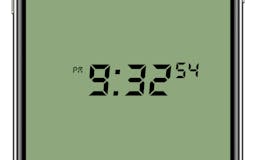 Minimalist Retro Clock iOS app media 3