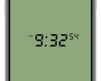 Minimalist Retro Clock iOS app media 3