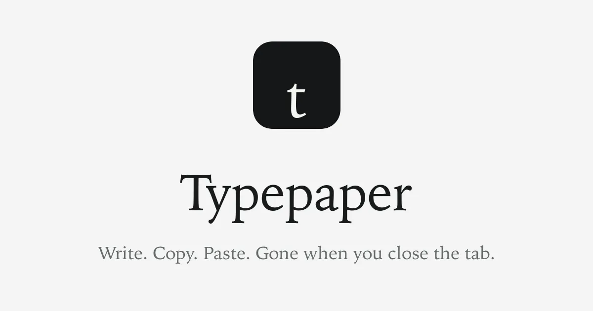 Typepaper gallery image