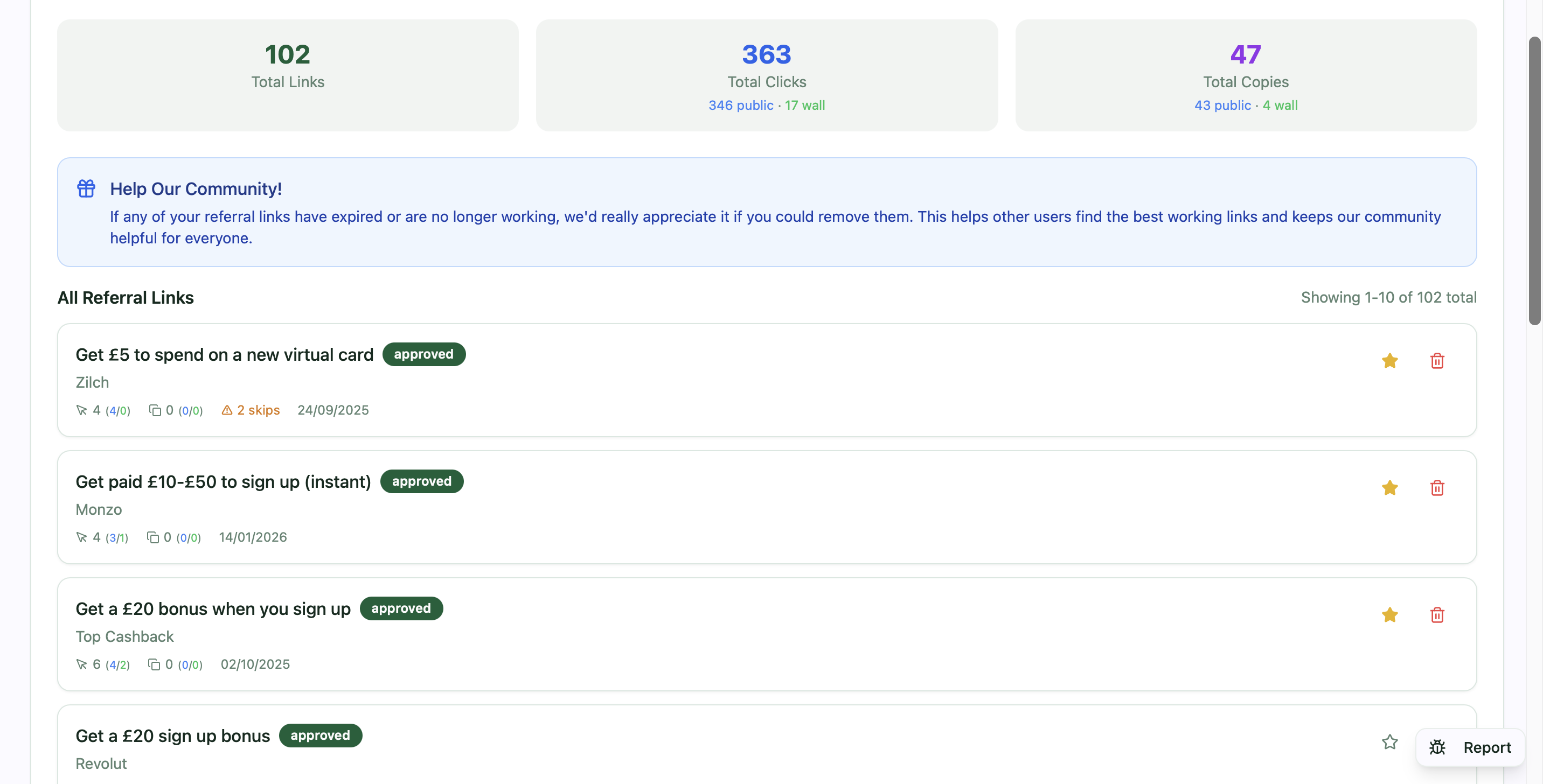 Share My Link - Screenshot 5 showing product features and functionality