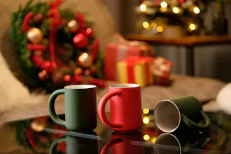 Shekeen 100% Handcrafted Silver Mug gallery image