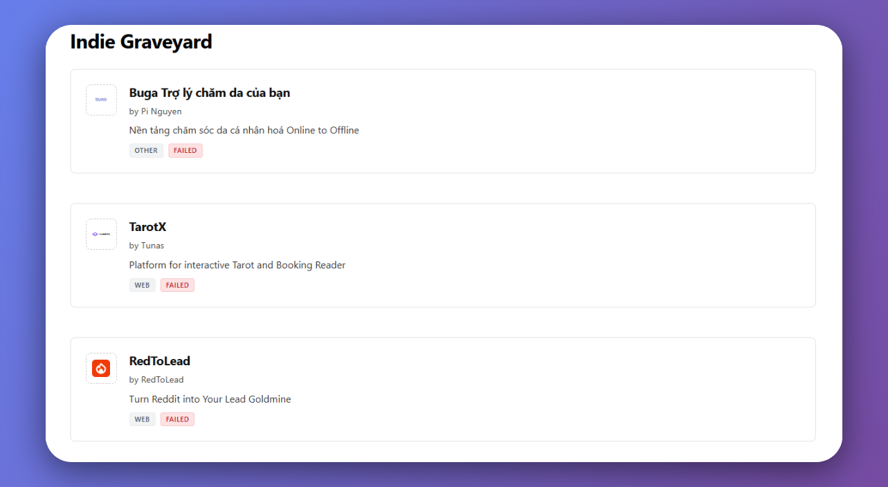 PublicFail - Screenshot 4 showing product features and functionality