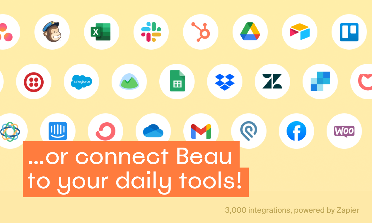 Beau 2.0 - Автоматизируйте рабочие процессы для повторяющихся задач с клиентами медиа 10