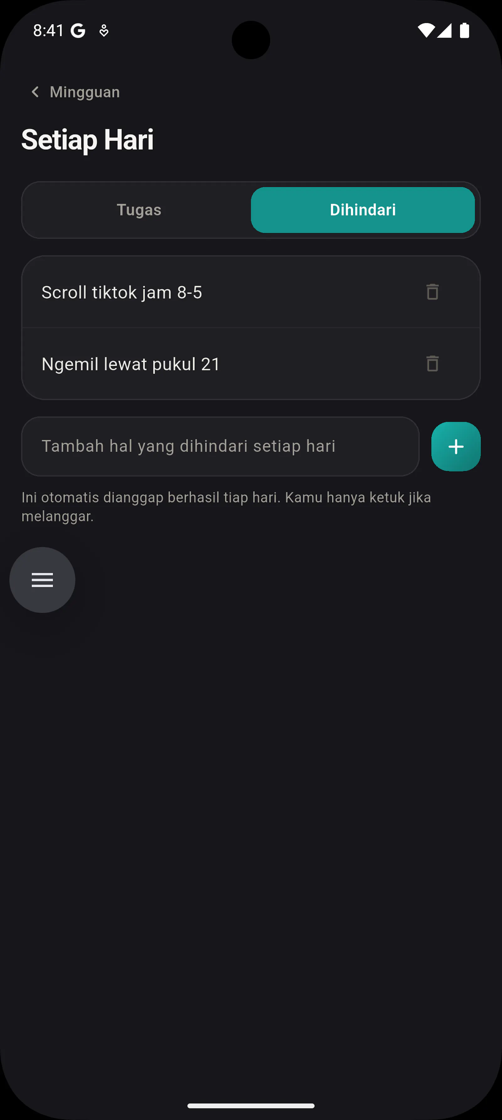 Polahari - Daily Checklist Templates screenshot 1