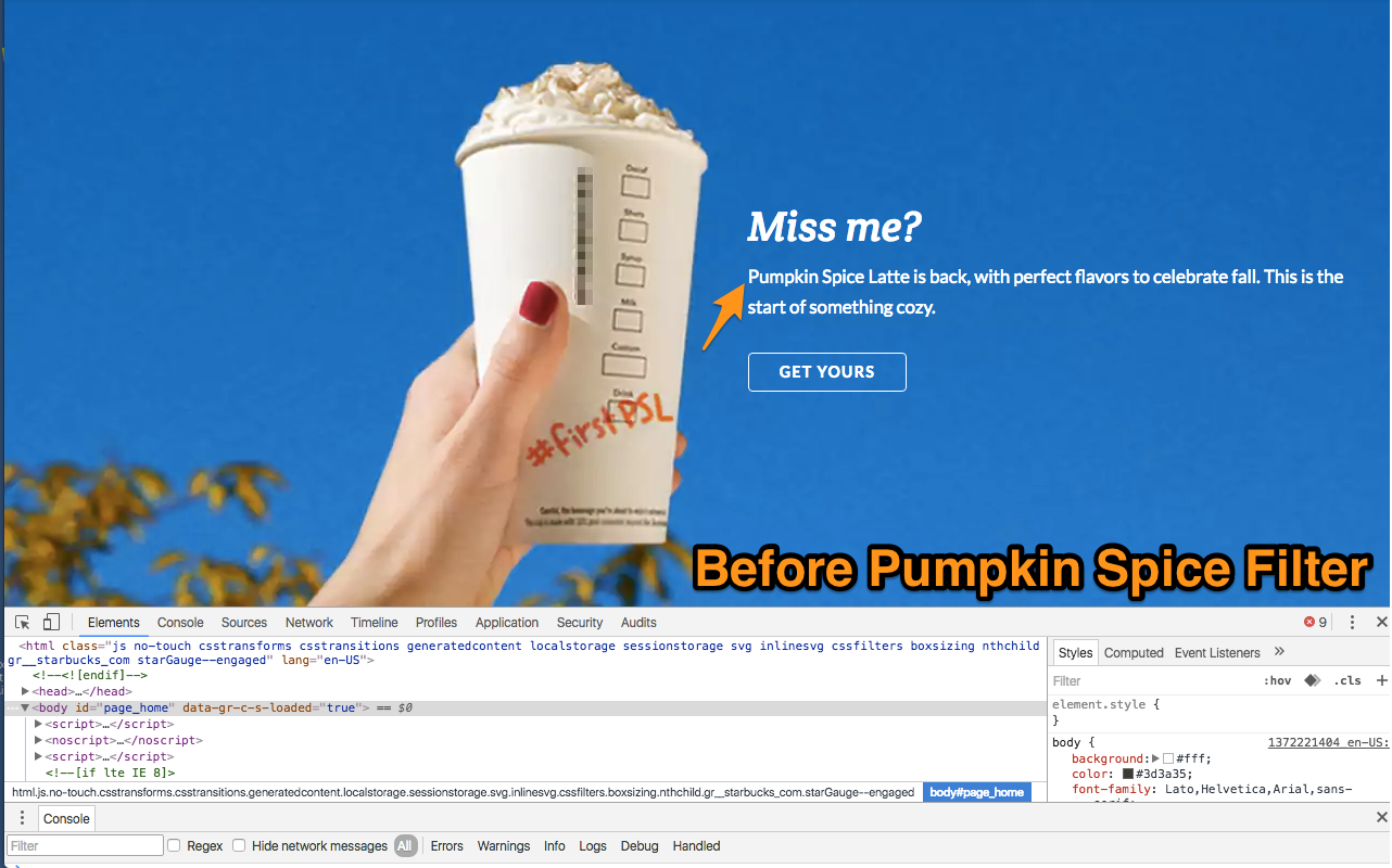 Pumkin Spice Filter gallery image