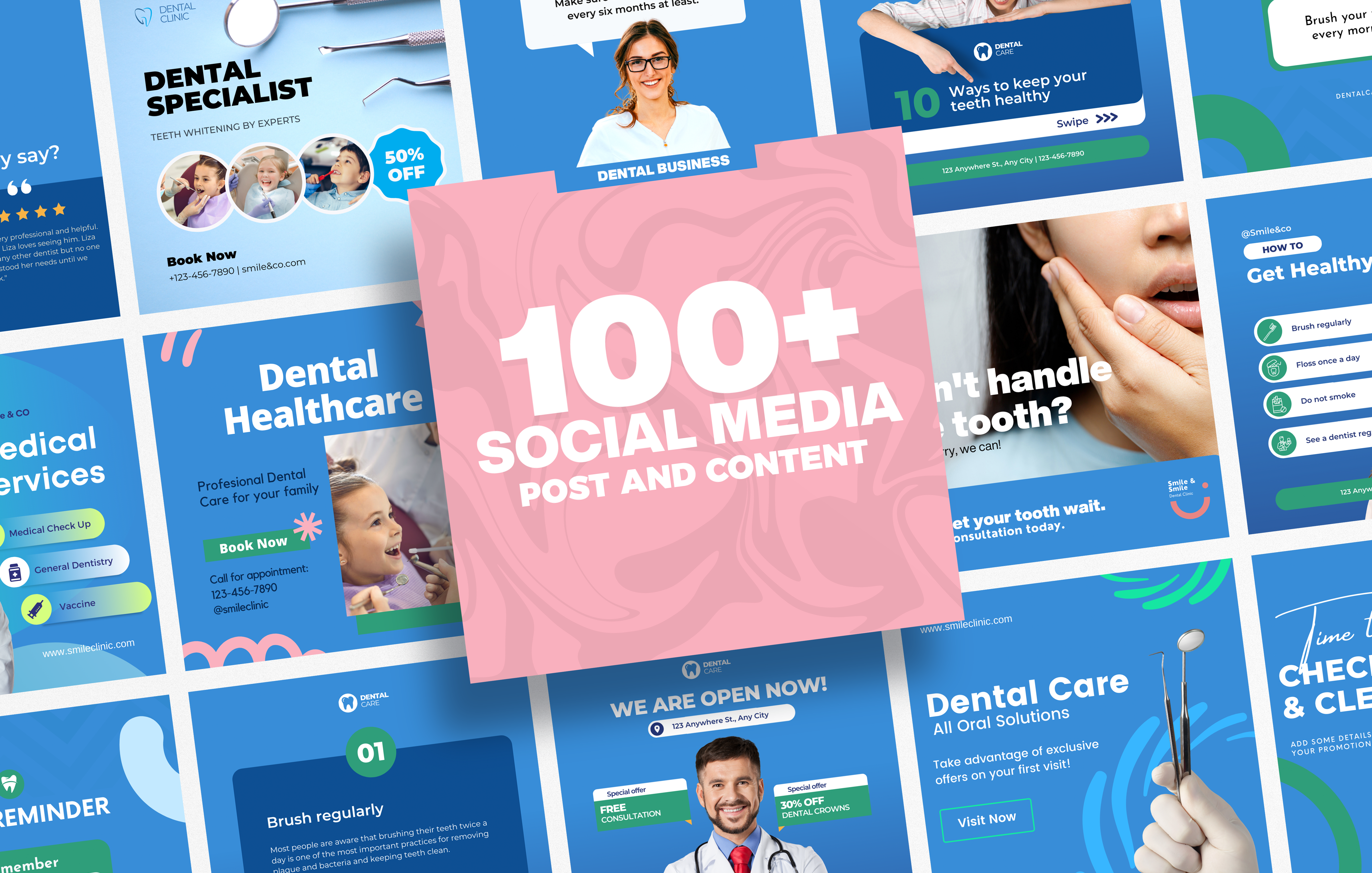 Plantillas prepasuradas de Canva - Supercare sus redes sociales hoy media 6