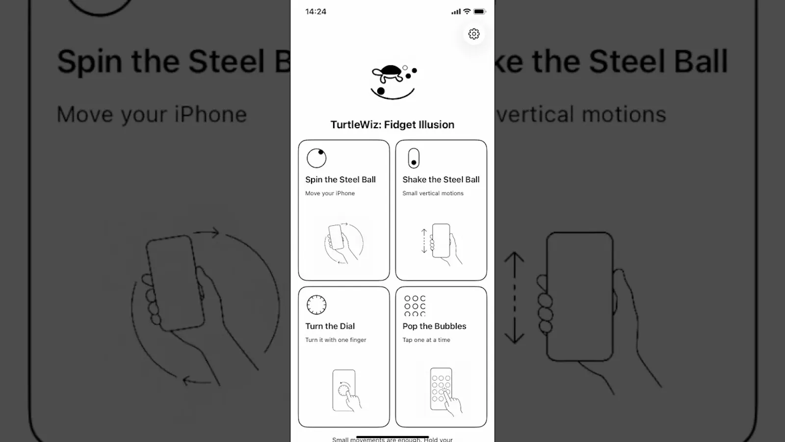 TurtleWiz: Fidget Illusion screenshot 1 (video preview)