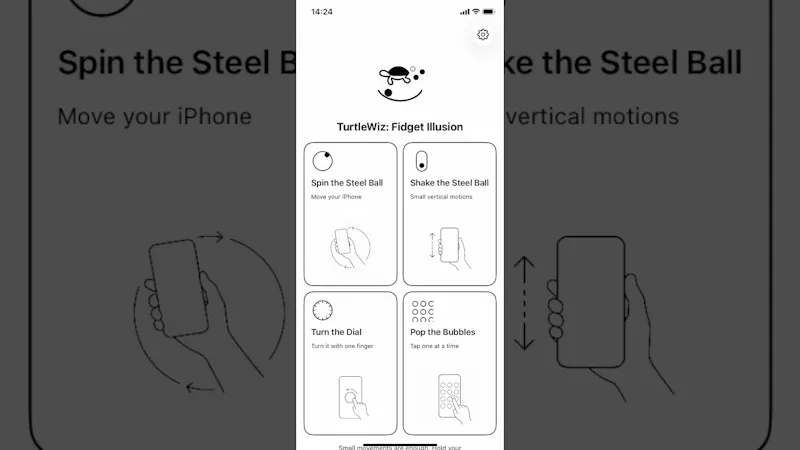 TurtleWiz: Fidget Illusion screenshot 1 (video preview)