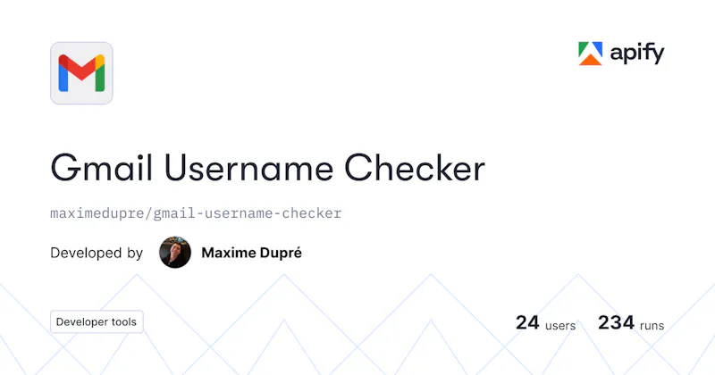 Gmail Username Checker screenshot 1