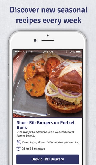 Blue Apron for iOS gallery image