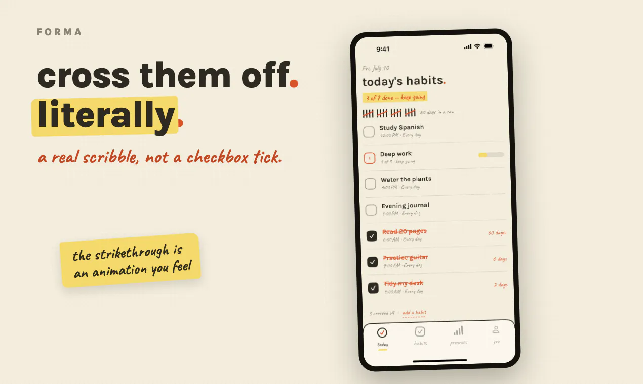 Forma: Habit Tracker gallery image