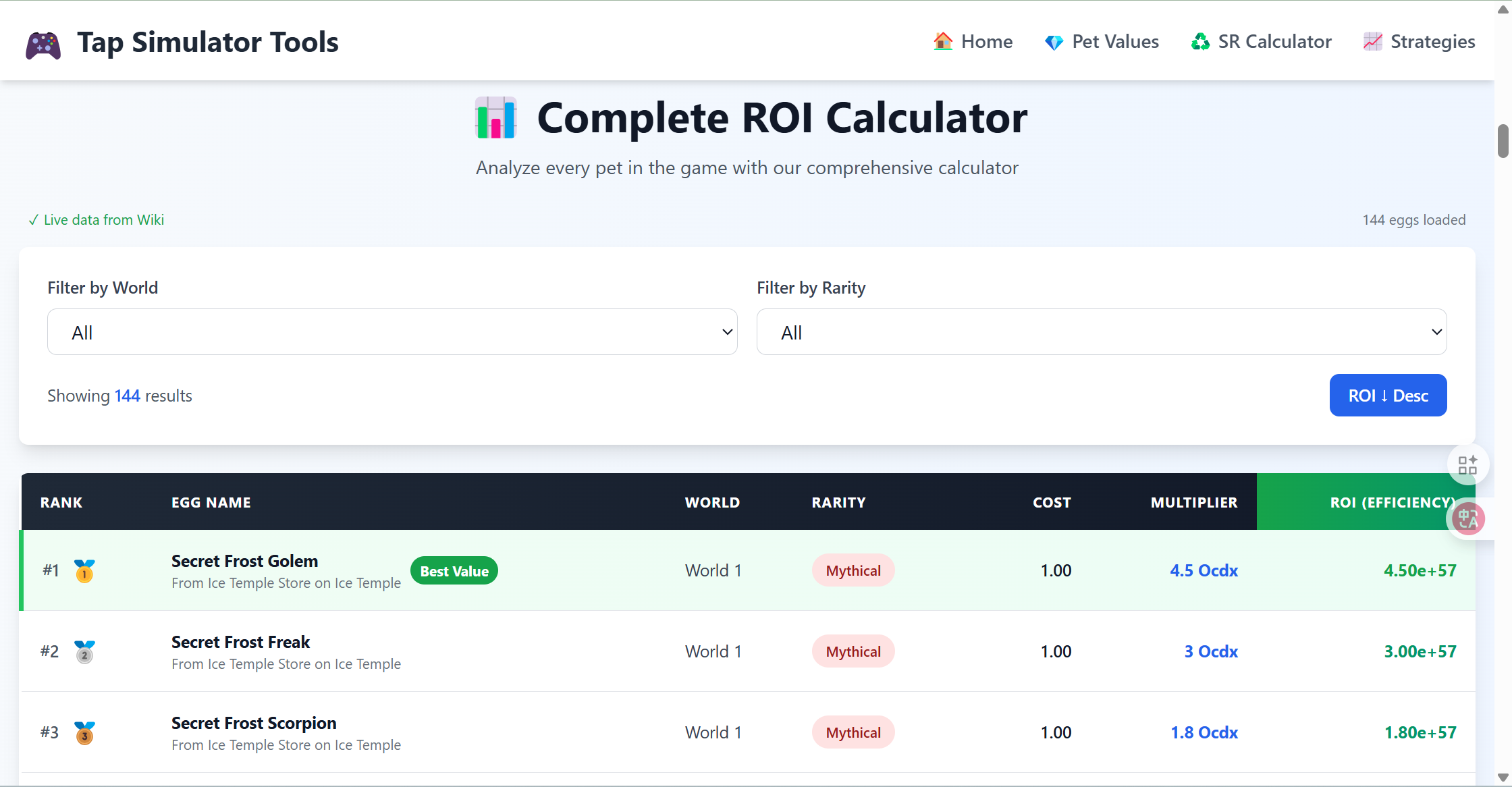 Tap Simulator Ultimate Tools Hub - Screenshot 2 showing product features and functionality