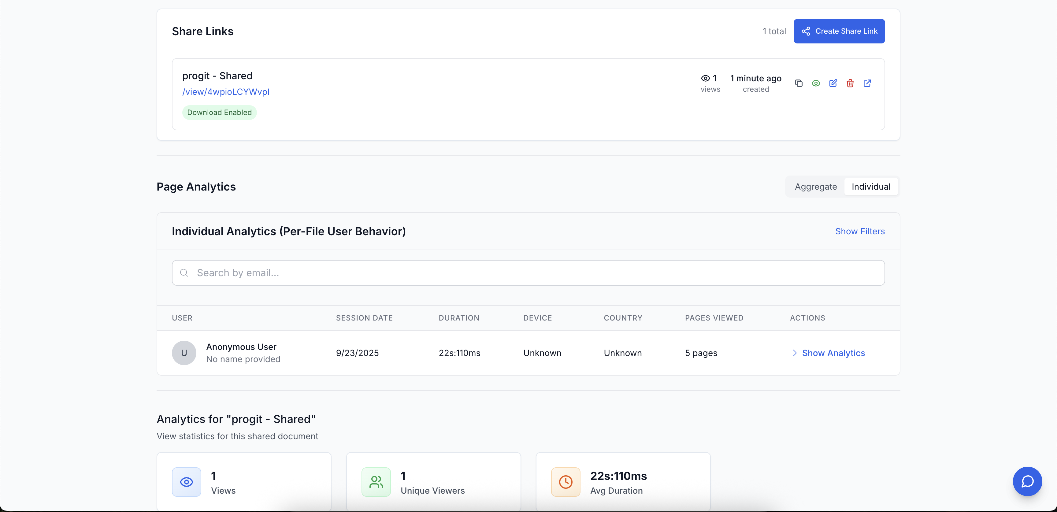 Média Pdftrackr - Suivre l'engagement PDF avec des informations page par page 10