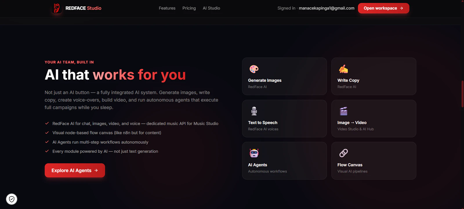 Redface Studio screenshot 3